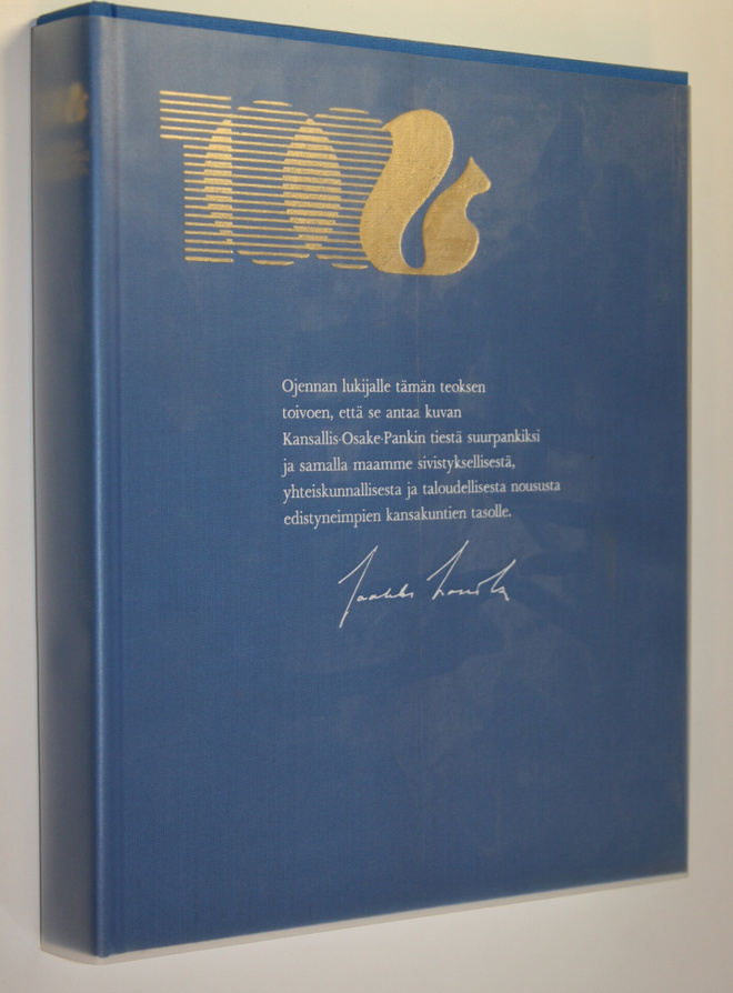 Yrjö Blomstedt : Kansallis-osake-pankin historia 1 : 1889...