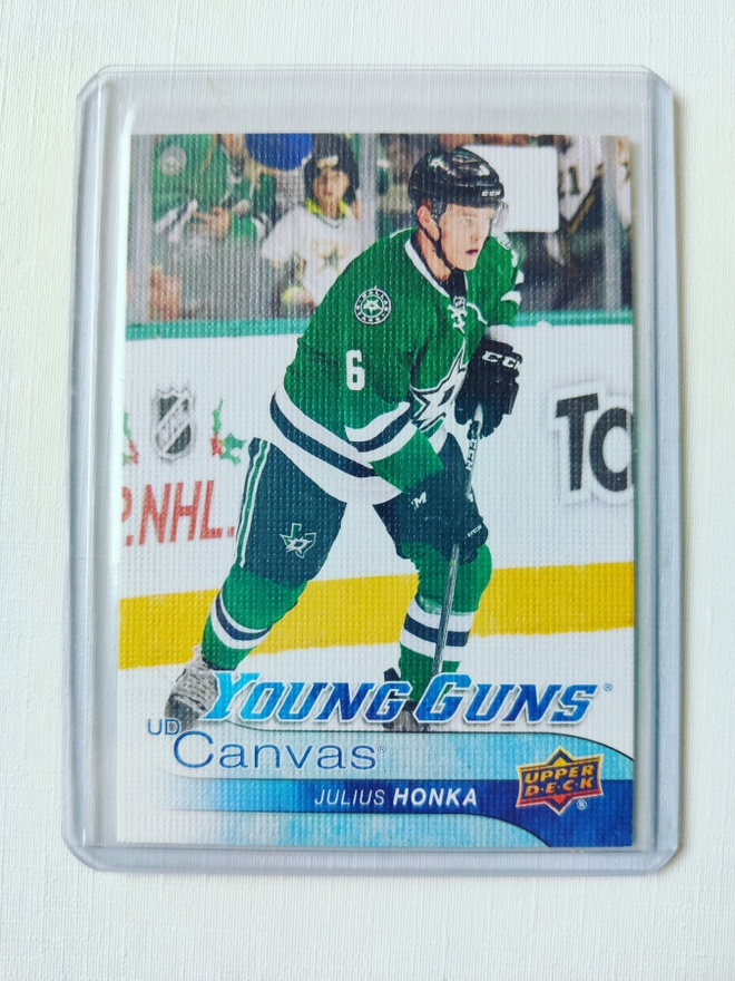 16-17 UD Young Guns Canvas - Julius Honka