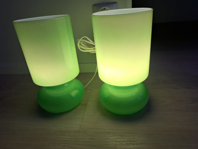 Vintage Ikea lykta valaisimet 2kpl vihreä