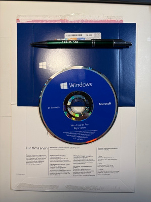 Windows 8.1 Pro Finnish -täysi versio - avaamaton pakkaus!