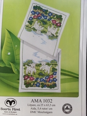 Ristipistomalli kaitaliinaan Lampaat niityllä AMA