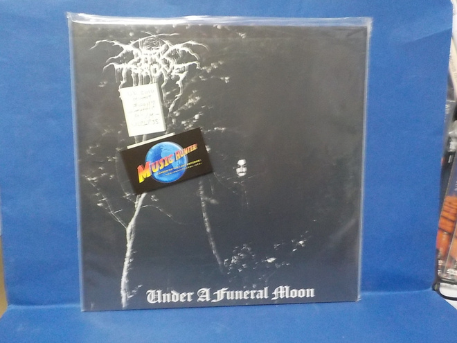 DARKTHRONE - UNDER A FUNERAL MOON M-/M- UK 2010 REISSUE LP