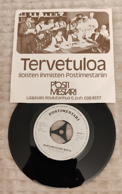 Pentti Lasanen Postimestari-Rock 7"Single Promo