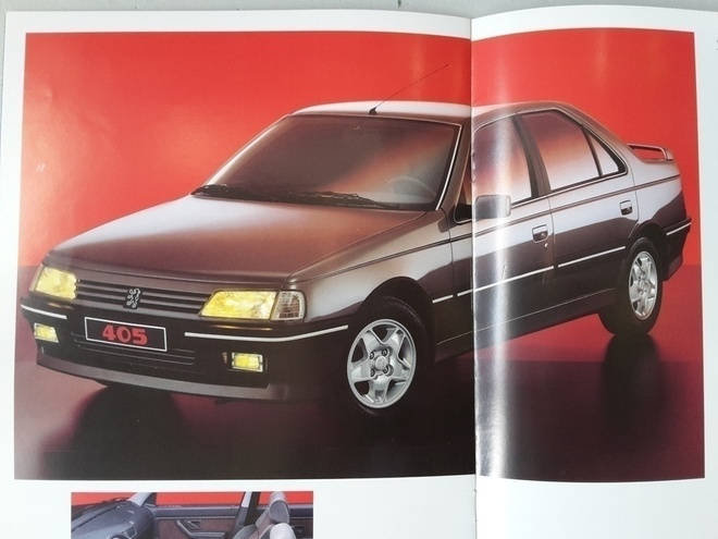 Peugeot 405 -esite, 1989