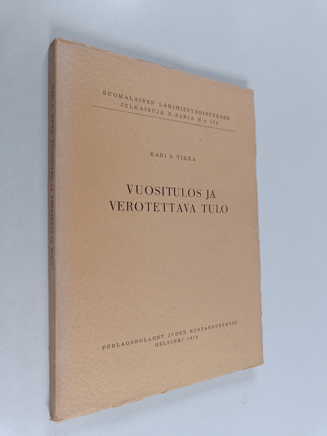 Kari S. Tikka : Vuositulos ja verotettava tulo