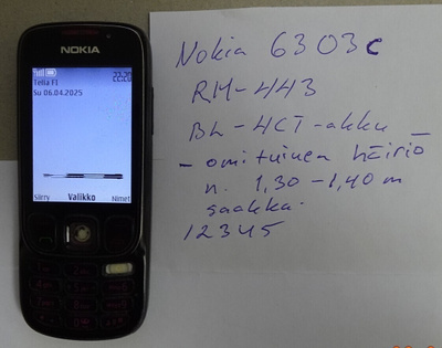 puhelin, Nokia 6303c, RM-443