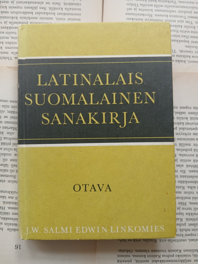 Salmi; Linkomies - Latinalais-suomalainen sanakirja (sid.)