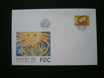 FDC UNICEF 50 vuotta - LaPe 1326