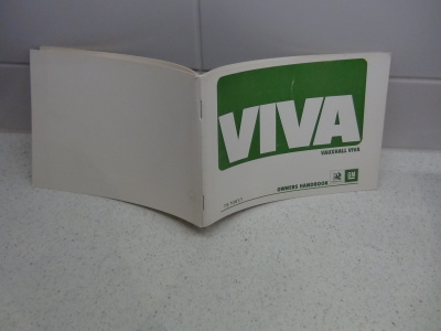 VIVA , VAUXHALL VIVA, 1971 Printed in England