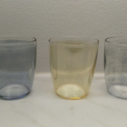 Göran Hongell hohtolasit 3 kpl, malli 2157, Karhula- Iittala - pikkukuva 1