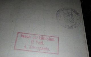 Savon Jääkärirykmentti / II Patl / 4. komppania PK300