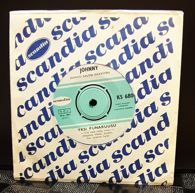 Johnny Ei syytä huoleen single Scandia KS 680