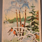 U.Maasio :punatulkkuja oksalla, kulkenut 1945 - pikkukuva 1
