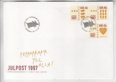Ruotsi FDC 1997 Joulu