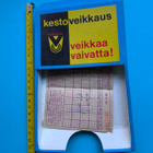 Vanha veikkauskuponki laatikko-ja täytetty kuponki - pikkukuva 5