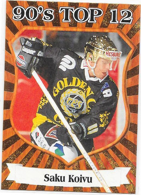 1998-99 CardSet 90`s Top 12 #11of12 Saku Koivu TPS