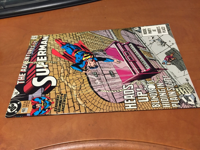 DC THE ADVENTURES OF SUPERMAN 483/1991 HYVÄ