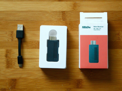 8bitDo bluetooth vastaanotin NES mini & SNES mini konsolille