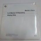 MARTIN L GORE - IN A MANNER OF SPEAKING M-/M- 7" - pikkukuva 2
