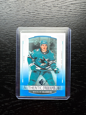 2025-26 SP Authentic Profiles Blue #AP15 Macklin Celebrini