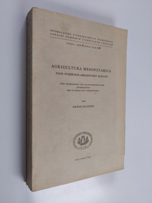 Armas Salonen : Agricultura Mesopotamica nach sumerisch-a...