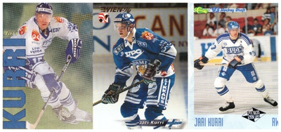 3 x JARI KURRI Team Finland sis. 1 x Erikoiskortti