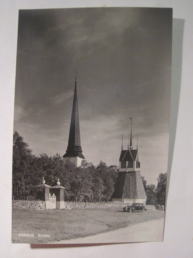 VANHA Postikortti Tornio 1930-l Alkup. Mallikappale