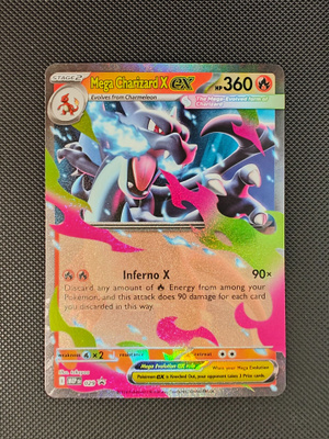 Mega Charizard X ex MEP029 Black Star Promo