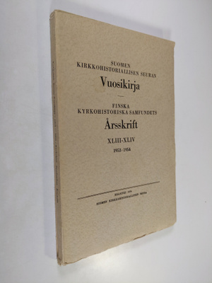 Suomen kirkkohistoriallisen seuran vuosikirja1953-1954 = ...