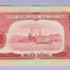 Pohjois-Vietnam 10 Dong v.1958 P-74 (harvinainen) - pikkukuva 2