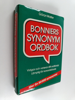 Göran Walter : Bonniers synonym ordbok