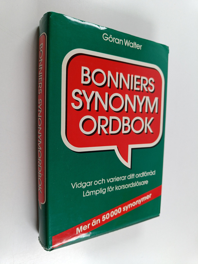 Göran Walter : Bonniers synonym ordbok