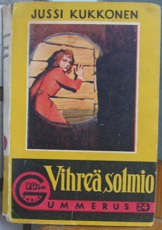 G-sarja n:o 24. Jussi Kukkonen: Vihreä solmio. 163 s.