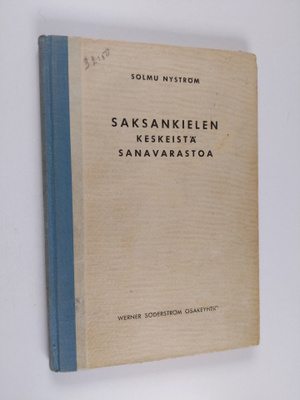 Solmu Nyström : Saksankielen keskeistä sanavarastoa