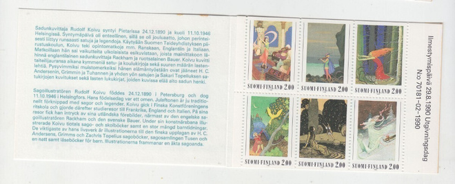 1990 Rudolf Koivu vihko postituoreena.