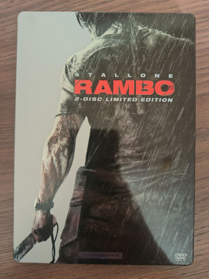 DVD: RAMBO IV (STEELBOOK) (Suomijulkaisu)