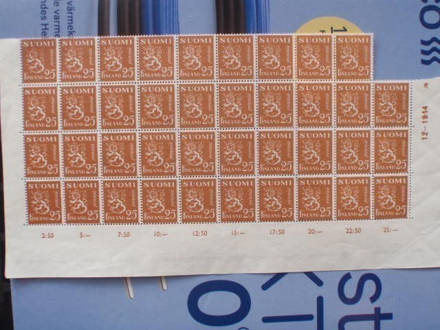 Yleismerkki M30 Leijona 25 p arkin osa  ** Lape 146