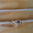 Hopeinen Käärme-ranneketju 3mm - pikkukuva 4