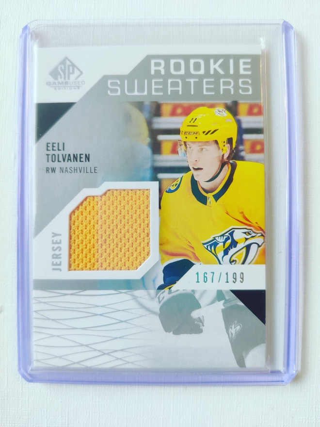 Eeli Tolvanen - 18-19 SPGU Rookie Sweaters /199