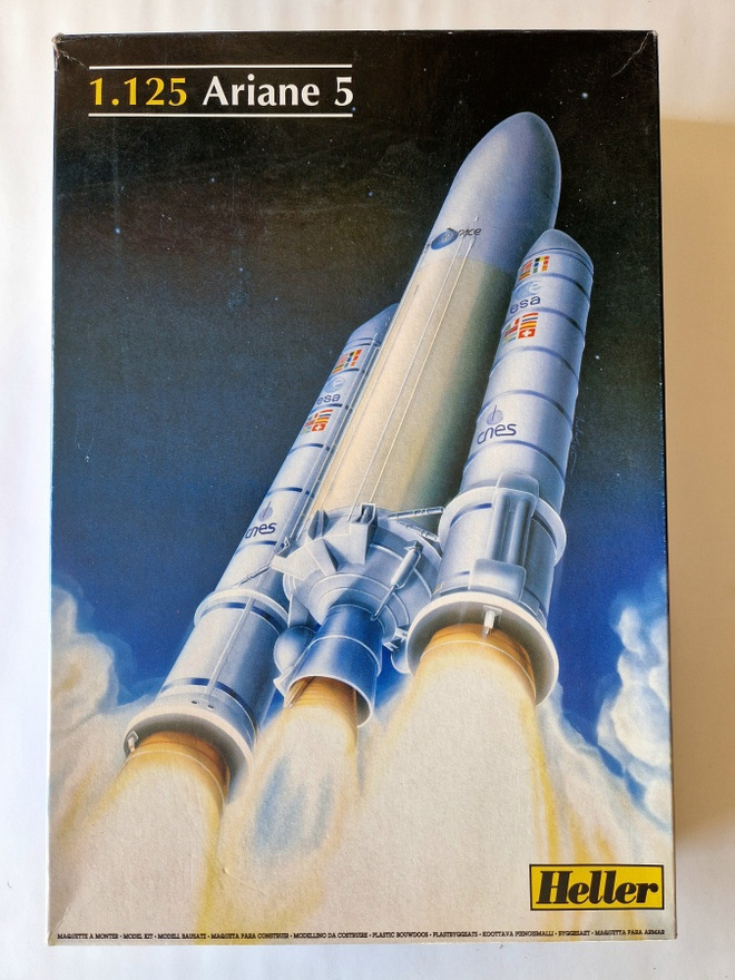Heller Ariane 1:125 avaruuskoottava 1998