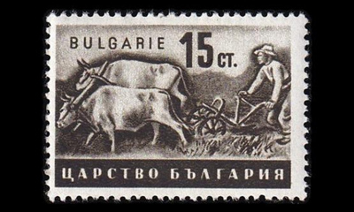 Bulgaria 415 ** Maatalous 15 St mustanoliivi (1940)
