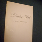 SALVADOR DALI ouevres anciennes (näyttelyluettelo) Sis.pk:t - pikkukuva 1