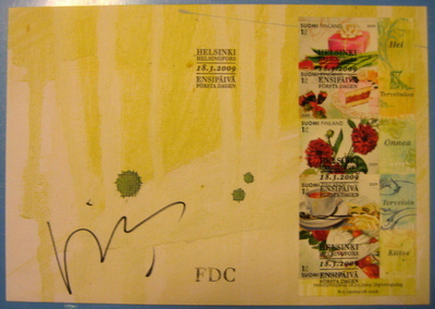 2009 FDC-Terveisin. Taiteilijan singeeraus (64)