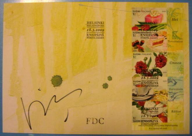 2009 FDC-Terveisin. Taiteilijan singeeraus (64)