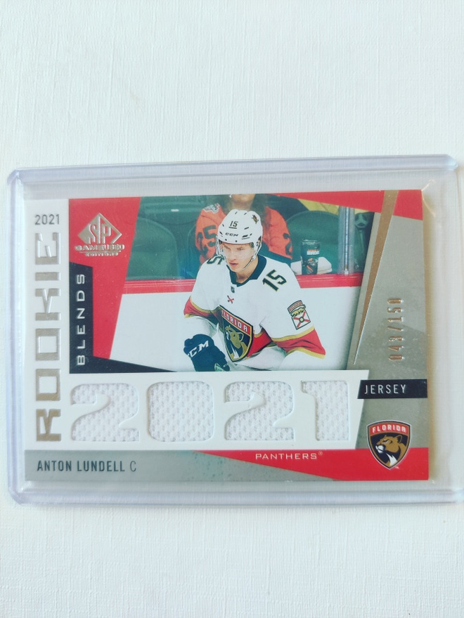 Anton Lundell - 21-22 SPGU Rookie Blends Jersey /150