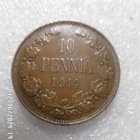 10 penniä 1914 Siistikuntoinen kulkematon raha, - pikkukuva 1