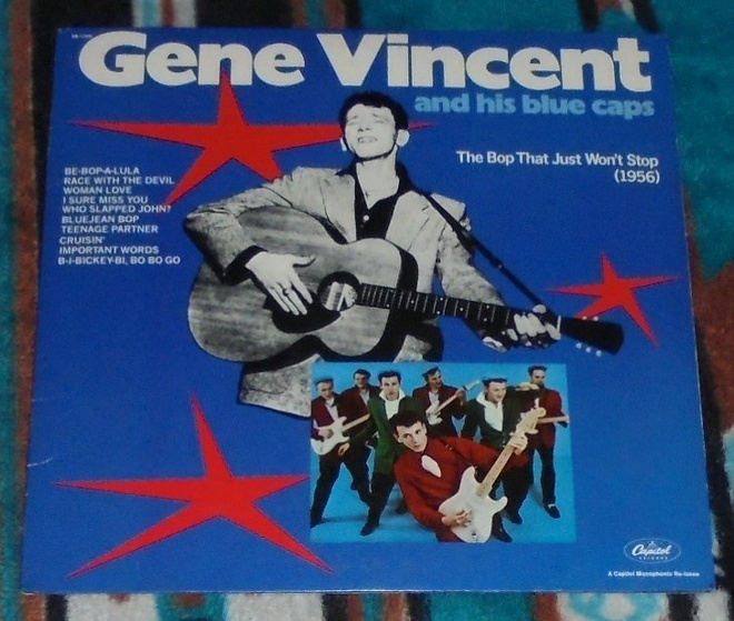 GENE VINCENT & BLUE CAPS ~ The Bop That Just Won't Stop ~ LP