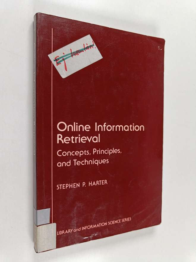 Stephen P. Harter : Online Information Retrieval : Concep...