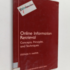 Stephen P. Harter : Online Information Retrieval : Concep... - pikkukuva 1