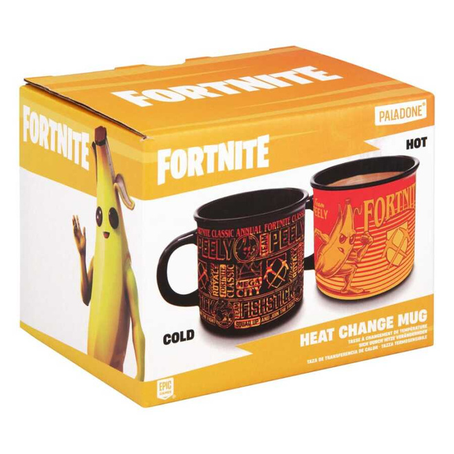 FORTNITE HEAT CHANGE MUG	(86 105)	kuumasta kuva vaihtuu	muki